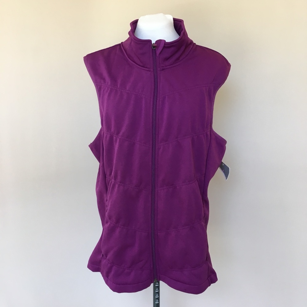 SOLD❗️Athleta Womens Zip Up Fleece Vest w/pockets